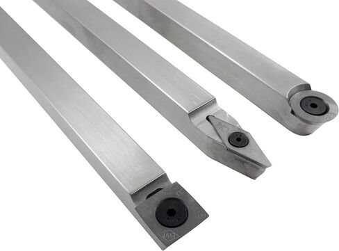 Easy Wood Tools 3 Piece Combination Set of Full Size Replaceable Carbide Insert Lathe Turning Tools with Rougher, Finisher and Detailer with Maple Hardwood Handles Models 1200, 4200 and 7500 in Saudi Arabia