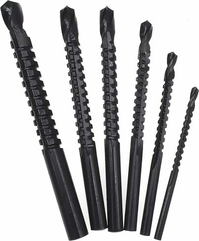 مجموعة لقم منشار المثقاب 6 قطع من إيبور، مجموعة لقم مثقاب مسننة من Nitrided HSS، مجموعة لقم مثقاب منشار النجار 3-8 مم، منشار ثقب معدني بلاستيكي لقطع أدوات النجارة in Kuwait