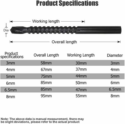 مجموعة لقم منشار المثقاب 6 قطع من إيبور، مجموعة لقم مثقاب مسننة من Nitrided HSS، مجموعة لقم مثقاب منشار النجار 3-8 مم، منشار ثقب معدني بلاستيكي لقطع أدوات النجارة in Kuwait