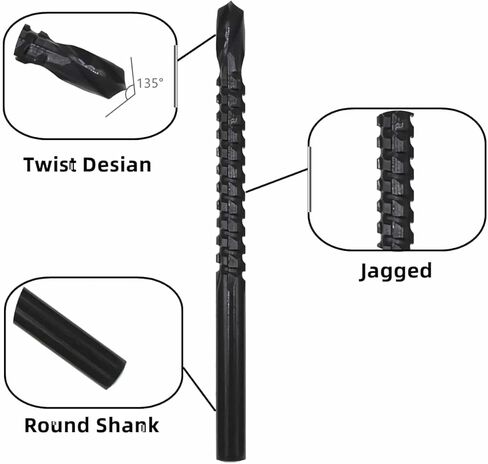 مجموعة لقم منشار المثقاب 6 قطع من إيبور، مجموعة لقم مثقاب مسننة من Nitrided HSS، مجموعة لقم مثقاب منشار النجار 3-8 مم، منشار ثقب معدني بلاستيكي لقطع أدوات النجارة in Kuwait
