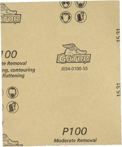 ALI INDUSTRIES 5032 100 Grit Sandpaper, 4.5 Inch x 5.5 Inch in Saudi Arabia