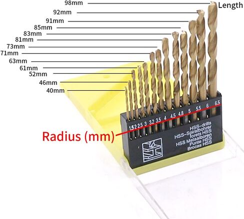 Swpeet Powerful Speedy Hand Drill 1/4-Inch Capacity with 13Pcs Drill Bit Set, Mini Hand Drill Manual ¼ inch with Finely Cast Steel Double Pinions Design, Chucks and Grip Handle for Woods, Plastics in Saudi Arabia