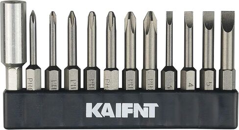 K454 Impact Hex/Allen Power Bit Set with Magnetic Bit Holder, 1/4-Inch Hex Shank, 12-Piece in Kuwait