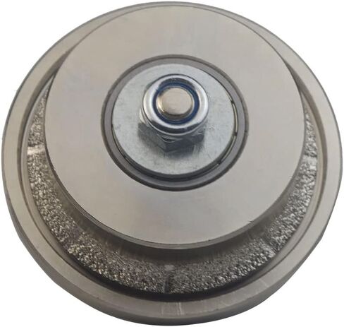 3/16 Inch E5 45 Degree Bevel Diamond Hand Profiler Vacuum Brazed Diamond Profile Wheel Router Bit with 5/8-11 Thread for Granite Marble Travertine Concrete Countertop in Saudi Arabia