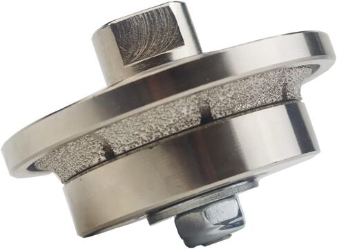 3/16 Inch E5 45 Degree Bevel Diamond Hand Profiler Vacuum Brazed Diamond Profile Wheel Router Bit with 5/8-11 Thread for Granite Marble Travertine Concrete Countertop in Saudi Arabia