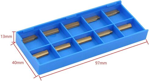 ApplianPar 10 Pack MGMN200-G Carbide Inserts 2mm Width for MGEHR MGIVR Lathe Grooving Cut-Off Tool in Saudi Arabia