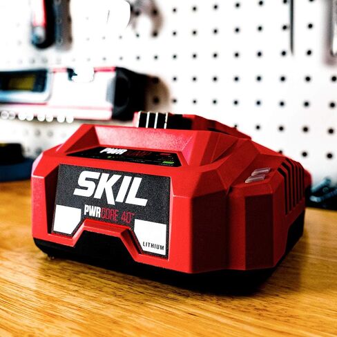 Skil BY8705-00 PWRCore 40 2.5Ah 40V Lithium Battery STH4818 14-Inch Rapid Reload Head for String Trimmer LT4818-10 in Saudi Arabia