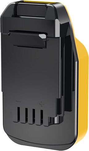 1x Adapter Only Fits Black & Decker Fits Porter Cable 20v MAX (Not Old 18v) Tools Compatible with DeWalt 20v MAX Li-Ion Battery - Adapter Only in Saudi Arabia