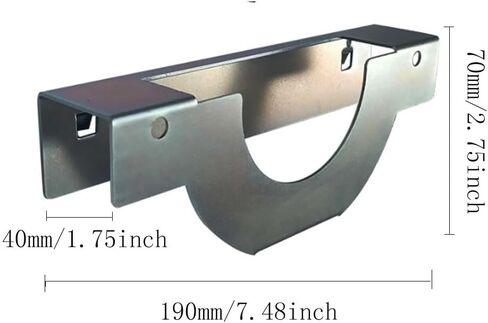 (Pack of 2) Angle Grinder Holder Tool Wall mount Bracket Wall Mount Bracket Grinders Rack Cutting Machine (Length6.69inchWidth2.75inchThickness1.18inch) in Kuwait