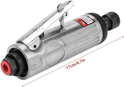 WALFRONT Die Grinder 1/4 طاحونة هوائية زاوية مطحنة القالب مجموعة مطحنة القالب المستقيمة آلة نقش الطحن 18000‑20000 دورة في الدقيقة 90psi 6.2Bar مطحنة القالب الهوائية (AT-7033K كبير) in Kuwait