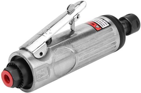 WALFRONT Die Grinder 1/4 طاحونة هوائية زاوية مطحنة القالب مجموعة مطحنة القالب المستقيمة آلة نقش الطحن 18000‑20000 دورة في الدقيقة 90psi 6.2Bar مطحنة القالب الهوائية (AT-7033K كبير) in Kuwait
