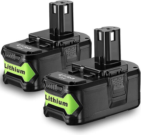 Bonacell 2Pack 6.5Ah بديلة لبطارية Ryobi 18V متوافقة مع بطارية ليثيوم Ryobi ONE+ 18 فولت P108 P102 P103 P104 P105 P107 P109 P190 P122 أدوات كهربائية لاسلكية in Kuwait