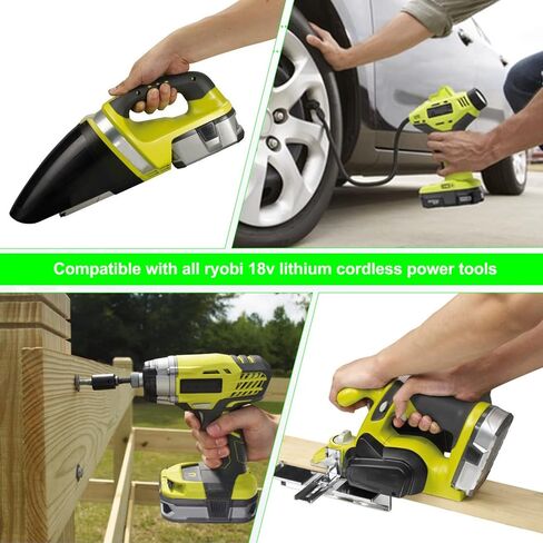 Bonacell 2Pack 6.5Ah بديلة لبطارية Ryobi 18V متوافقة مع بطارية ليثيوم Ryobi ONE+ 18 فولت P108 P102 P103 P104 P105 P107 P109 P190 P122 أدوات كهربائية لاسلكية in Kuwait