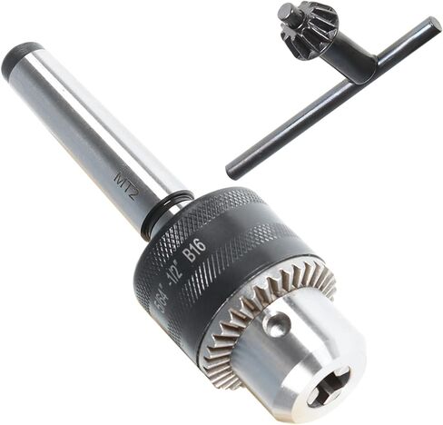 Timunr 5/64-1/2 B16 Drill Chuck with MT2 Taper Arbor Mini Metal Lathe Tail Stock Drill Chuck Tool Fit for Lathe Milling Drill Machine in Kuwait