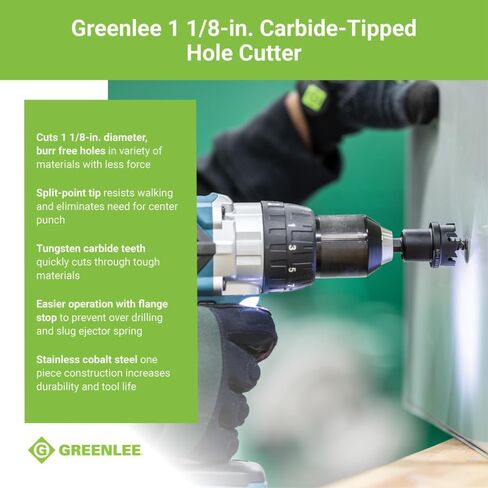 قاطع ثقب ذو أطراف كربيد 625-1-7/32 من Greenlee in Saudi Arabia