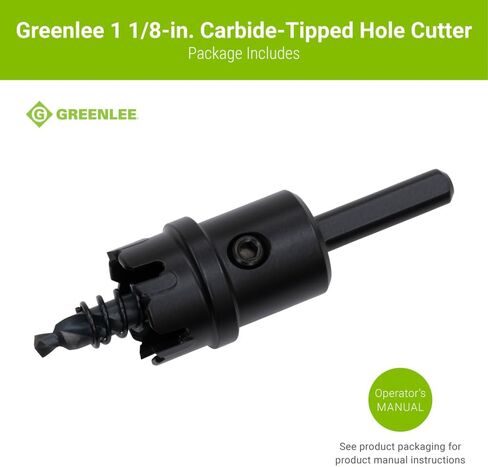 قاطع ثقب ذو أطراف كربيد 625-1-7/32 من Greenlee in Saudi Arabia