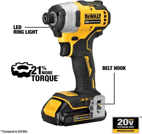 DEWALT ATOMIC 20V MAX* Cordless Drill Combo Kit , Compact (DCK278C2) in Saudi Arabia