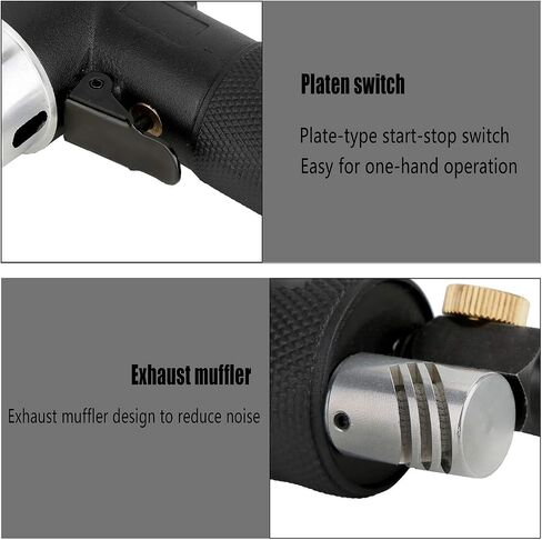 Valianto 2" 3" Mini Air Sander, Pneumatic Sander Random Orbital Eccentric Dual Action Polisher with M6 Thread Plate (2" and 3"),- Adjustable Airflow Valve - US Connector in Saudi Arabia