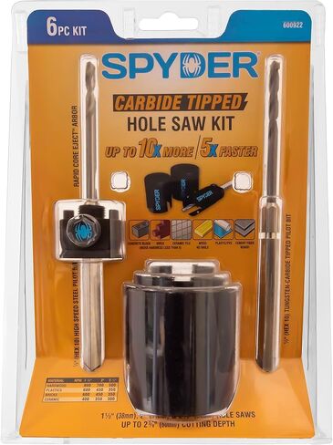 طقم منشار ثقب بطرف كربيد التنجستن (تي سي تي) من 6 قطع in Kuwait