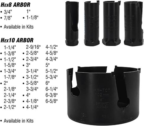 طقم منشار ثقب بطرف كربيد التنجستن (تي سي تي) من 6 قطع in Kuwait