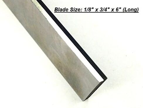 مجموعة من 5 شفرات شبه منحرف HSS 1/8"× 2/4" (عرض) × 15.24 سم (طول) لفصل المخرطة والقطع حوامل الأدوات - صلبة ومطحونة in Saudi Arabia