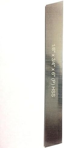 مجموعة من 5 شفرات شبه منحرف HSS 1/8"× 2/4" (عرض) × 15.24 سم (طول) لفصل المخرطة والقطع حوامل الأدوات - صلبة ومطحونة in Saudi Arabia