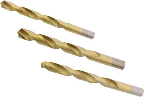 ABN Titanium Drill Bits Set Twist Drill Bit for Metal Drill Bits SAE Standard 1/16-1/2 Inch, A-Z, 1-60 Sizes - 115-Piece in Saudi Arabia