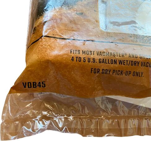 أكياس جمع الغبار القياسية من فاكماستر سعة 4-5 جالون VDB45 (عبوة من 3) مكانس كهربائية رطبة/جافة in Kuwait