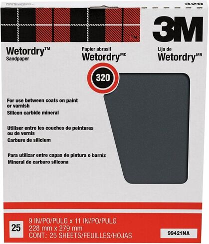 3m Wet Or Dry Tri-M-ITE Paper Sheets 320 A 9" X 11" in Saudi Arabia