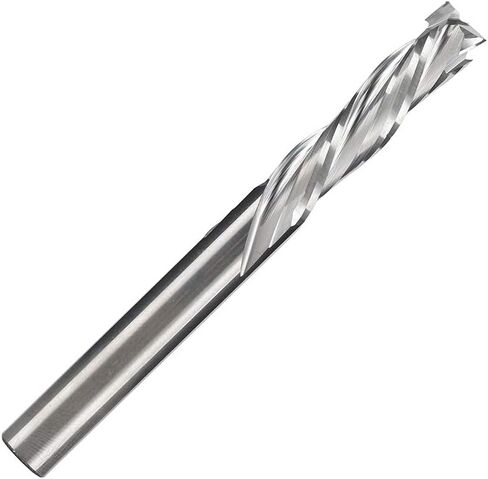 Jiiolioa F3132 1/4 عرقوب قطع ضغط لولبية كربيد صلب CNC راوتر بت 1/4 "X1" X2 1/2" in Kuwait