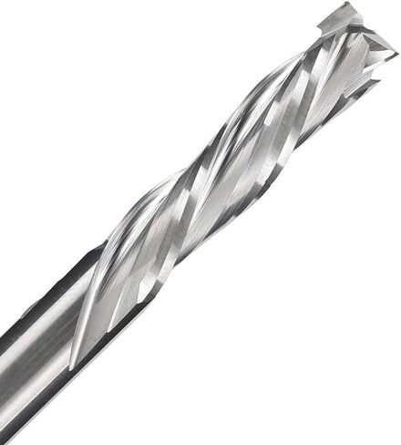 Jiiolioa F3132 1/4 عرقوب قطع ضغط لولبية كربيد صلب CNC راوتر بت 1/4 "X1" X2 1/2" in Kuwait