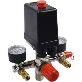 Air compressor pressure control switch valve pressure gauge in Saudi Arabia