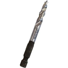 Milescraft 2332 5mm Shelf Jig Bit – Replacement Metric Drill Bit for 1343 Shelf Jig - Drill 5mm Shelf Pin Holes. Quick Connect 1/4" Shank with 5mm Step-Down. Durable High Speed Steel Construction in Kuwait