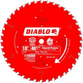 Diablo 10-Inch 40-Tooth ATB General Purpose Saw Blade in Saudi Arabia