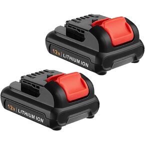 FirstPower 12V 4.0Ah DCB120 Battery Replacement - Compatible with Dewalt 12V Lithium Ion Max Power Tools DCB120 DCB121 DCB127-2Packs in Kuwait