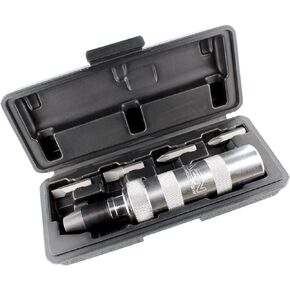ABN Manual Impact Driver Set - 1/2in Reversible Hand Held Impact Screwdriver and Impact Screwdriver Bits