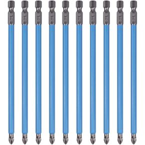 Wolfride 10PCS Long Phillips Driver Bits PH2 Driver Bits Long Phillips Drill Bit Set - 5.9 Inch in Kuwait