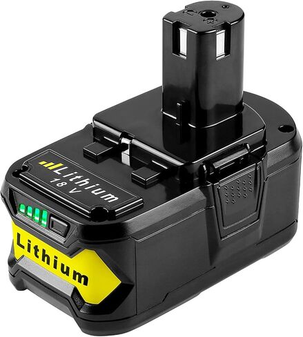 DTK 6.2Ah Battery Replacement for Ryobi 18V ONE+ Plus P102 P103 P104 P105 P107 P108 P109 P122 Cordless Power Tools in Saudi Arabia