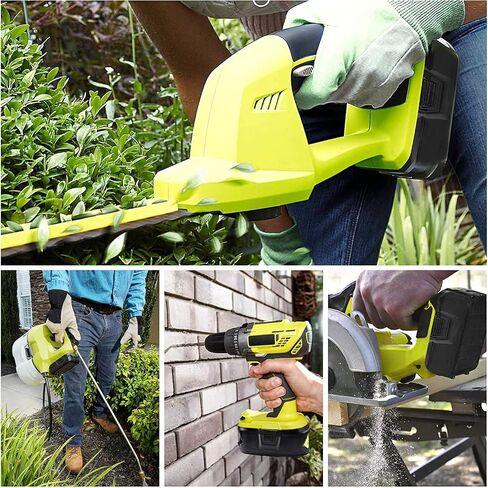 DTK 6.2Ah Battery Replacement for Ryobi 18V ONE+ Plus P102 P103 P104 P105 P107 P108 P109 P122 Cordless Power Tools in Saudi Arabia