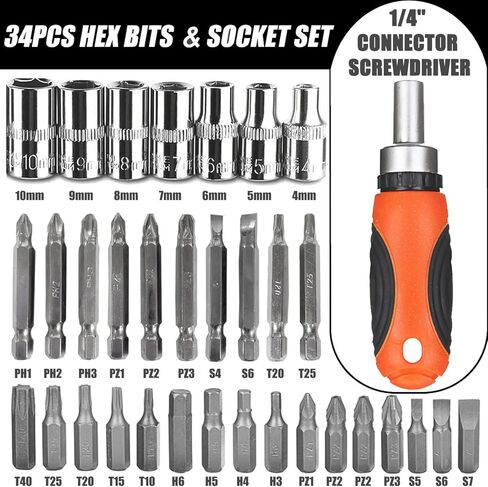 VEHIMACH مجموعة لقم المثقاب، مجموعة 100 قطعة لقم المثقاب لسائق المثقاب، مجموعة لقم مثقاب الطاقة لحفر الأسمنت المعدني الخشبي، مجموعات لقمة الحفر مجموعة كومبو in Kuwait