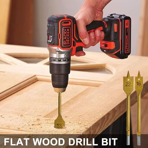 VEHIMACH مجموعة لقم المثقاب، مجموعة 100 قطعة لقم المثقاب لسائق المثقاب، مجموعة لقم مثقاب الطاقة لحفر الأسمنت المعدني الخشبي، مجموعات لقمة الحفر مجموعة كومبو in Kuwait