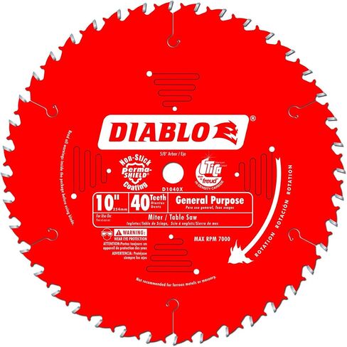 Diablo 10-Inch 40-Tooth ATB General Purpose Saw Blade in Saudi Arabia