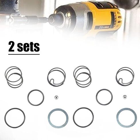 2 SET N078434 N089668 Spring Kits with Steel Ball for Dewalt Impact DCF885 DCF886 in Kuwait