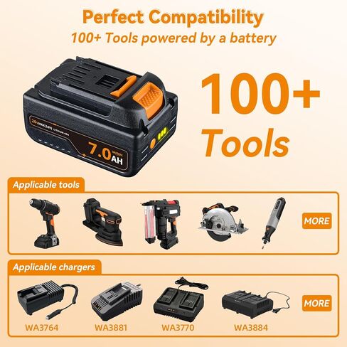 VANON 4.0Ah 20V Battery Replacement for Worx 20V Battery Compatible with Worx 20 Volt Lithium WA3520 WA3525 WG151s WG155s WG251s WG255s WG540s WG545s Cordless Power Tools 2Pack in Saudi Arabia