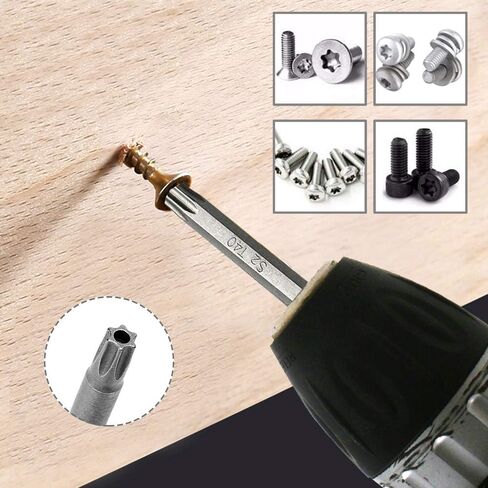 Mesee 8Pcs Long Cross Head Screwdriver Bits with 1/4 Inch Hex Shank, Magnetic Phillips Screwdriver Bit Set Screw Drill Bit Accessory Tool, 75mm Length in Saudi Arabia