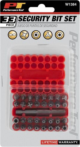 Performance Tool W8659 Security Bit Set, 32-Piece in Kuwait