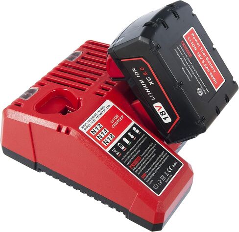 CELL9102 48-59-1812 M12 أو M18 شاحن متعدد الجهد لميلووكي 12 فولت و18 فولت بطارية ليثيوم أيون in Kuwait