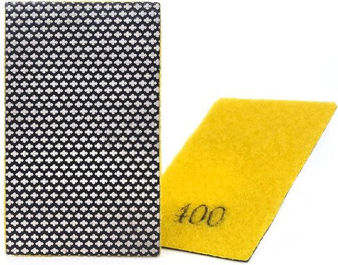 Diamond Sandpaper Hook and Loop Abrasive Paper Sheets for Glass Ceramic Concrete Metal Edge Sanding Polishing (4pcs/Set) in Saudi Arabia