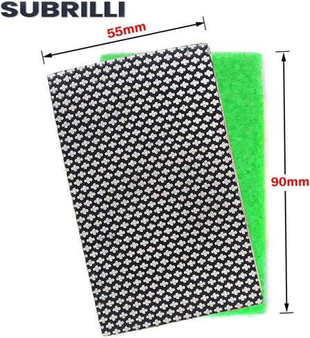 Diamond Sandpaper Hook and Loop Abrasive Paper Sheets for Glass Ceramic Concrete Metal Edge Sanding Polishing (4pcs/Set) in Saudi Arabia