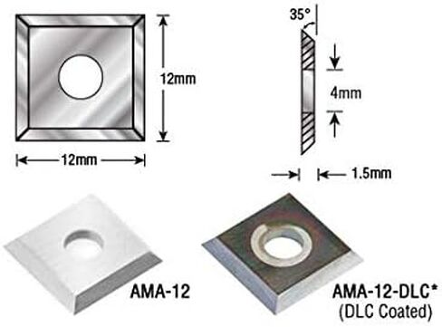 Amana AMA-12 12MM X12MM X1.5MM C.T KNIVES in Saudi Arabia